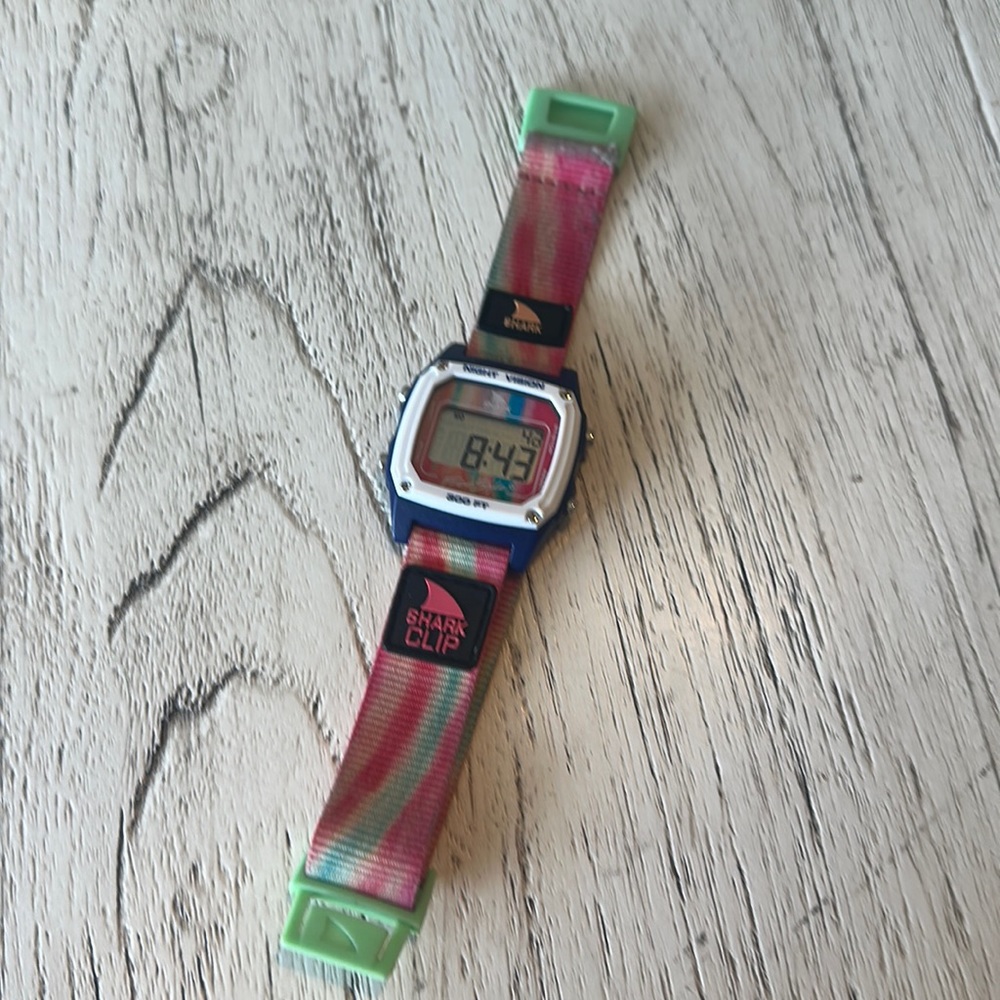Shark Freestyle Watch, $65 new, gently used and recently battery replaced